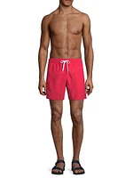 Drawstring Swim Trunks