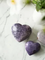 Lepidolite Heart Crystal