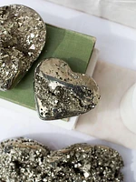 Pyrite Heart Crystal