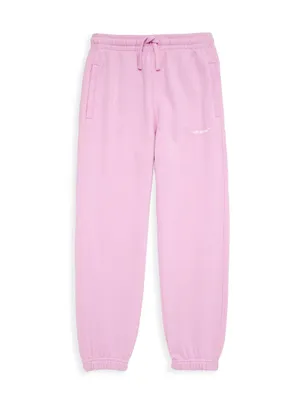 Little Girl's & Marble Arrow Jogger Sweatpants