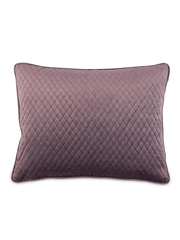 Valentina Velvet Quilted Pillow