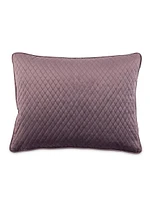 Valentina Velvet Quilted Pillow