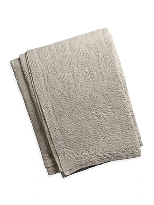 River Cotton-Linen Queen Blanket