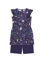 Little Girl's & Girl's Phoenic Garden Dress