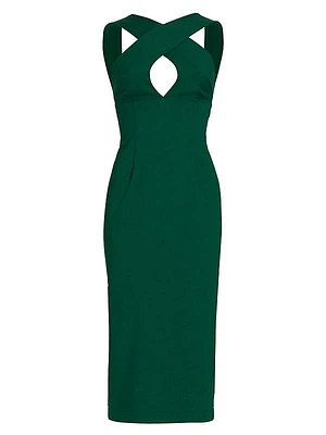 Chrissi Body Con Midi-Dress