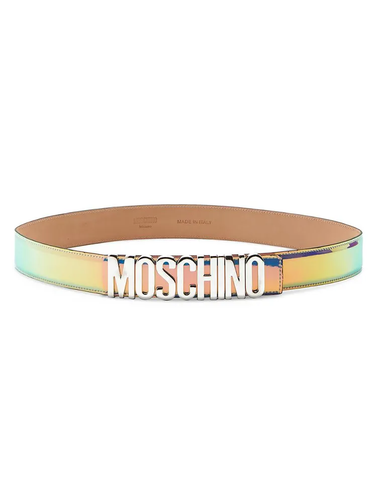 Iridescent Logo Belt