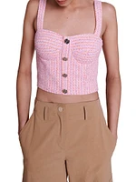 Tweed Crop Top