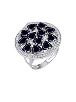 Mirage 18K White Gold, Violet Iolite & 0.34 TCW Diamond Ring