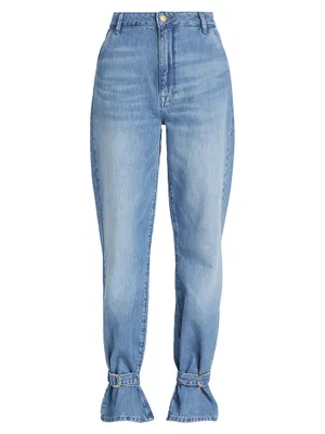 Costa Tapered Buckle Jeans