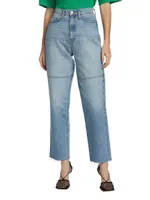 Ms. Triarchy Cut-Off Jeans