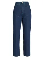 Stirrup Mid-Rise Jeans