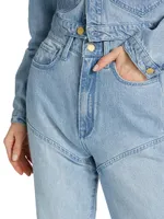 Stirrup High-Waisted Jeans