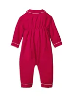 Baby's Flannel Cambridge Romper