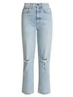 Sabine Modern Ankle Straight High-Rise Jeans