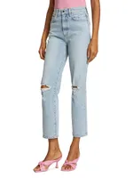 Sabine Modern Ankle Straight High-Rise Jeans