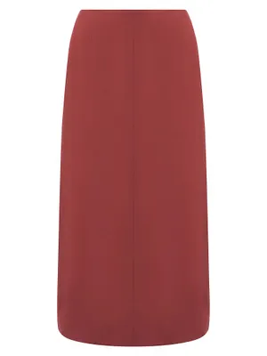 Evan High-Waisted Midi-Skirt