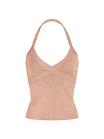 Tinsley Rib-Knit Halter Tank