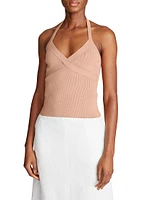 Tinsley Rib-Knit Halter Tank