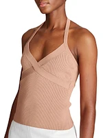 Tinsley Rib-Knit Halter Tank