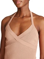 Tinsley Rib-Knit Halter Tank