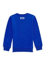 Little Kid's & Kid's Star Crewneck Sweatshirt