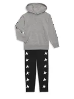 Little Kid's & Hooded Star Sweatshirt