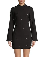 Phillips Crystal-Embellished Minidress