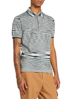 Short-Sleeve Cotton Polo Shirt