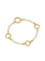 Jaipur 18K Yellow Gold Station Bracelet