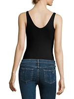 V-Neck Stretch-Modal Bodysuit