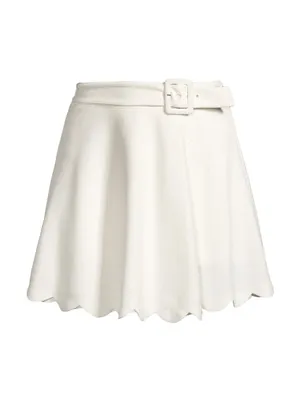 Monica Belted Mini Skirt