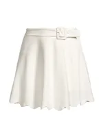 Monica Belted Mini Skirt