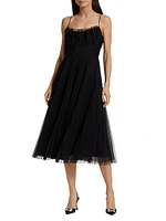 Tulle Midi-Dress