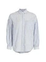 Janae Striped Button-Front Shirt