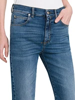 Mid-Rise Stretch Boot-Cut Jeans