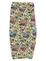 Flower Jacquard Beach Pants