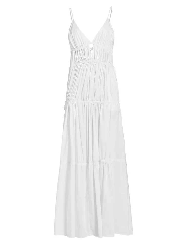 April Tiered Gathered Maxi Dress