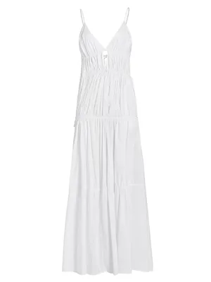 April Tiered Gathered Maxi Dress