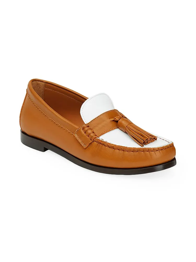 Frieda Tassel Leather Loafers