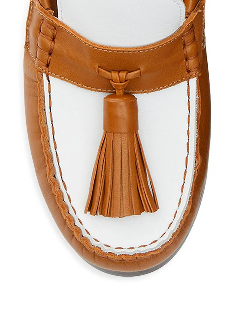 Frieda Tassel Leather Loafers