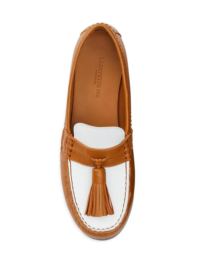 Frieda Tassel Leather Loafers