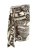 Joni Silk Printed Skirt