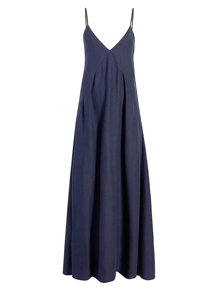 Seamed Slip Dress