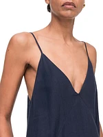 Seamed Slip Dress