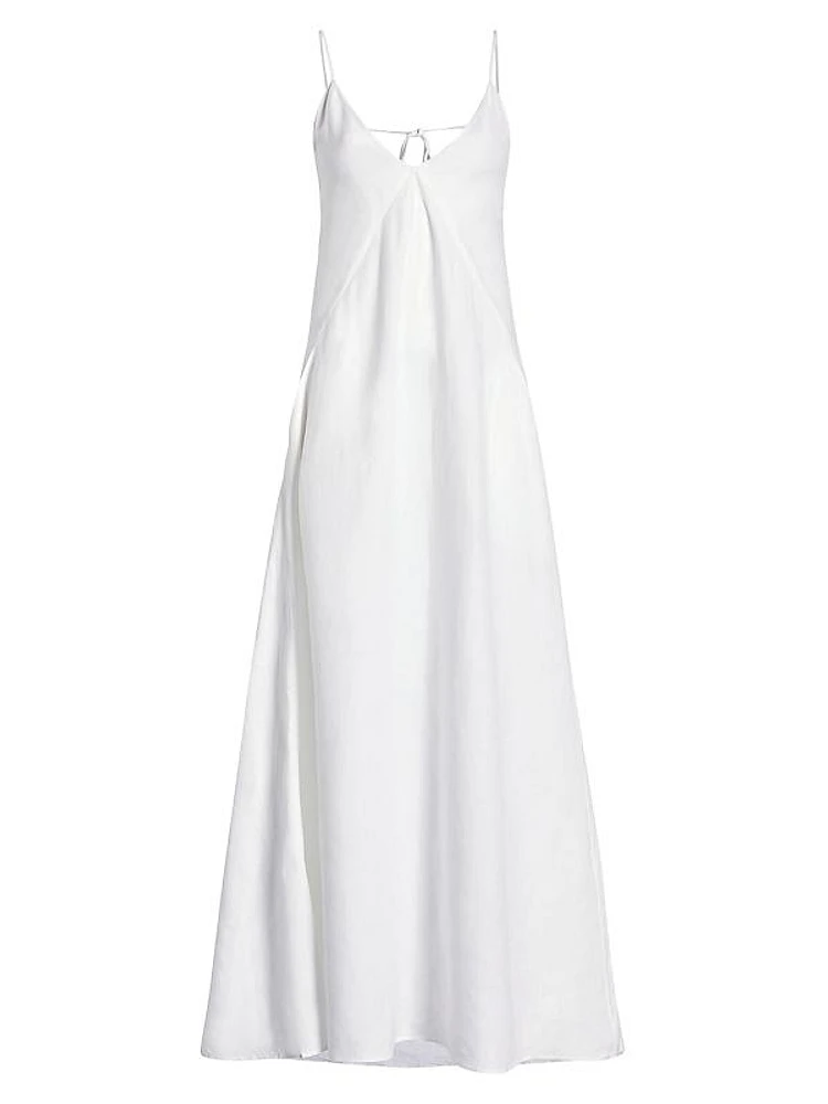 Seamed Slip Dress