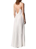 Seamed Slip Dress