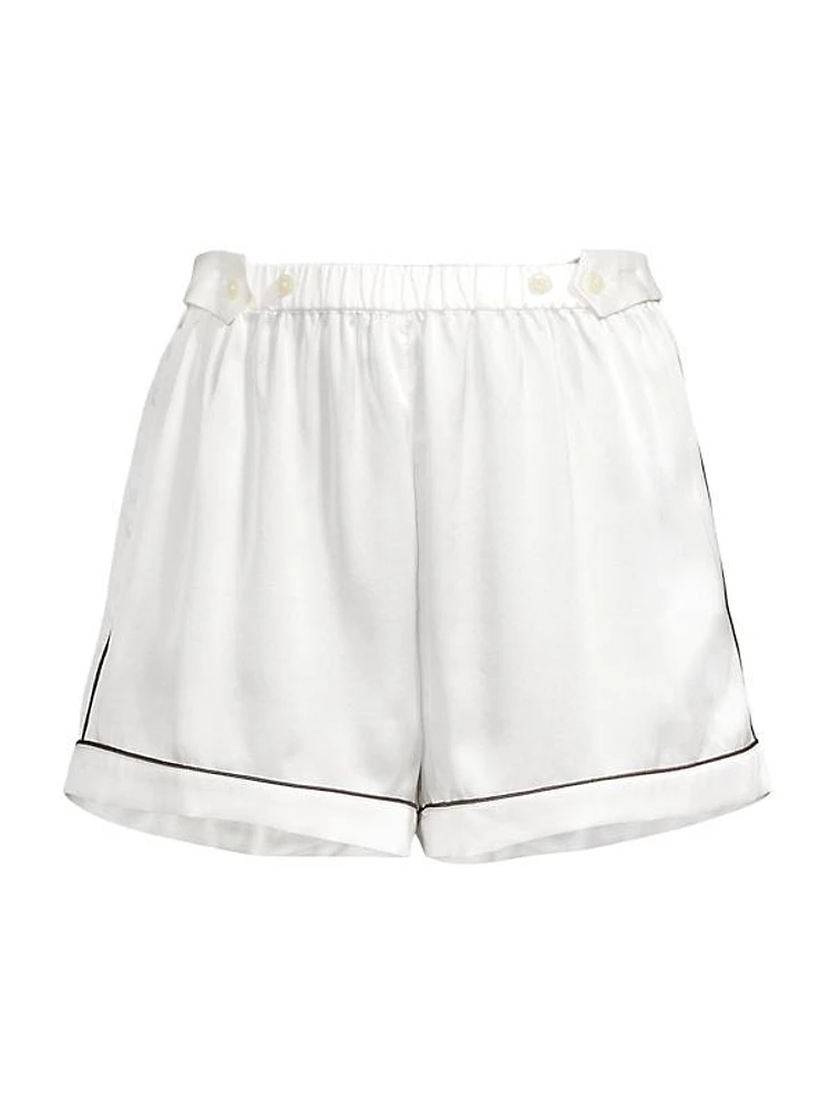 Fiona Silk Satin Shorts