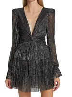 Felicie Sequin Knit Minidress