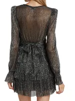 Felicie Sequin Knit Minidress