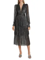 Marais Sequin Knit Midi-Dress